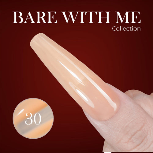 Jelly Gel Polish Colors - Lavis J03-30 - Bare With Me Collection