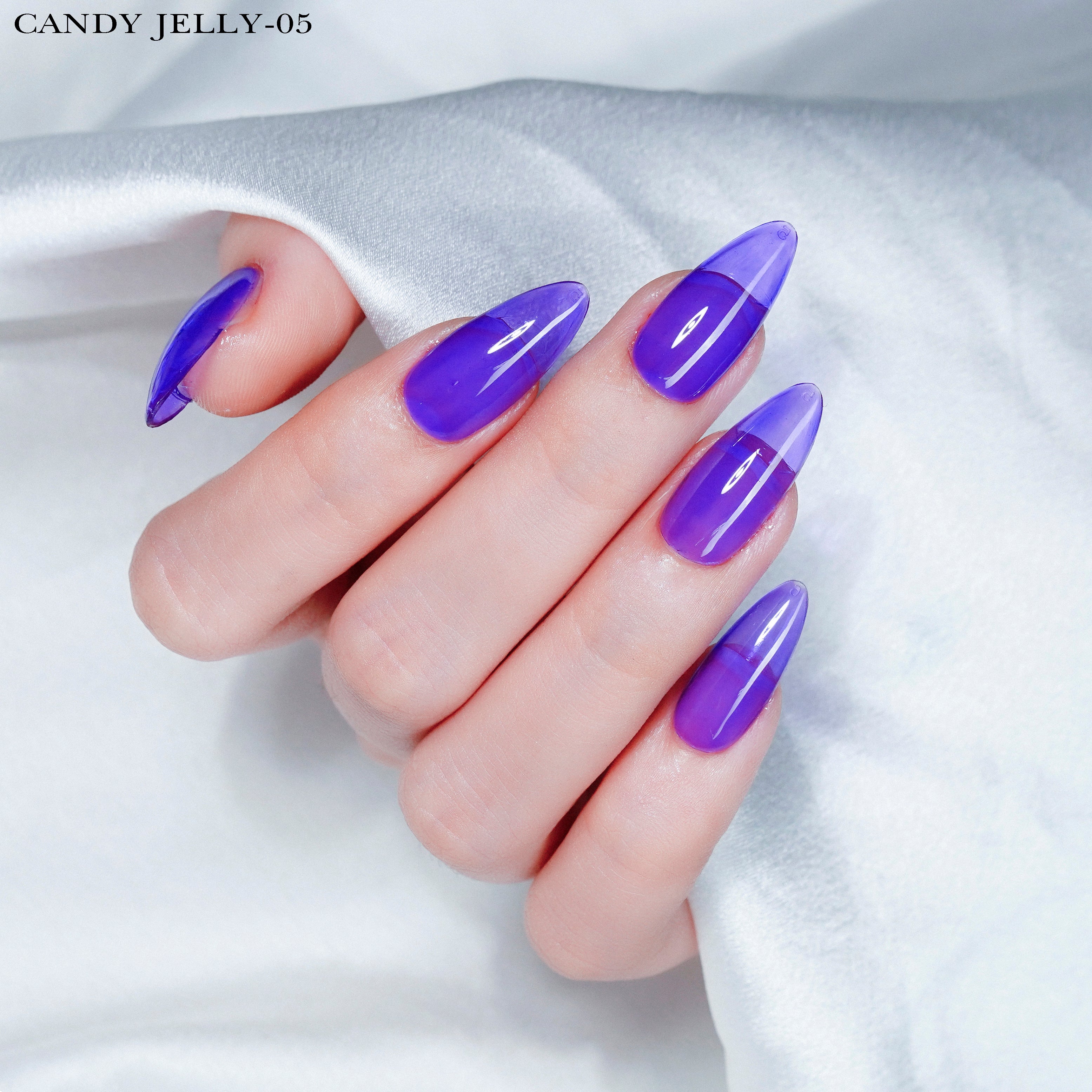 Jelly Gel Polish Colors - Lavis J02-05 - Candy Collection