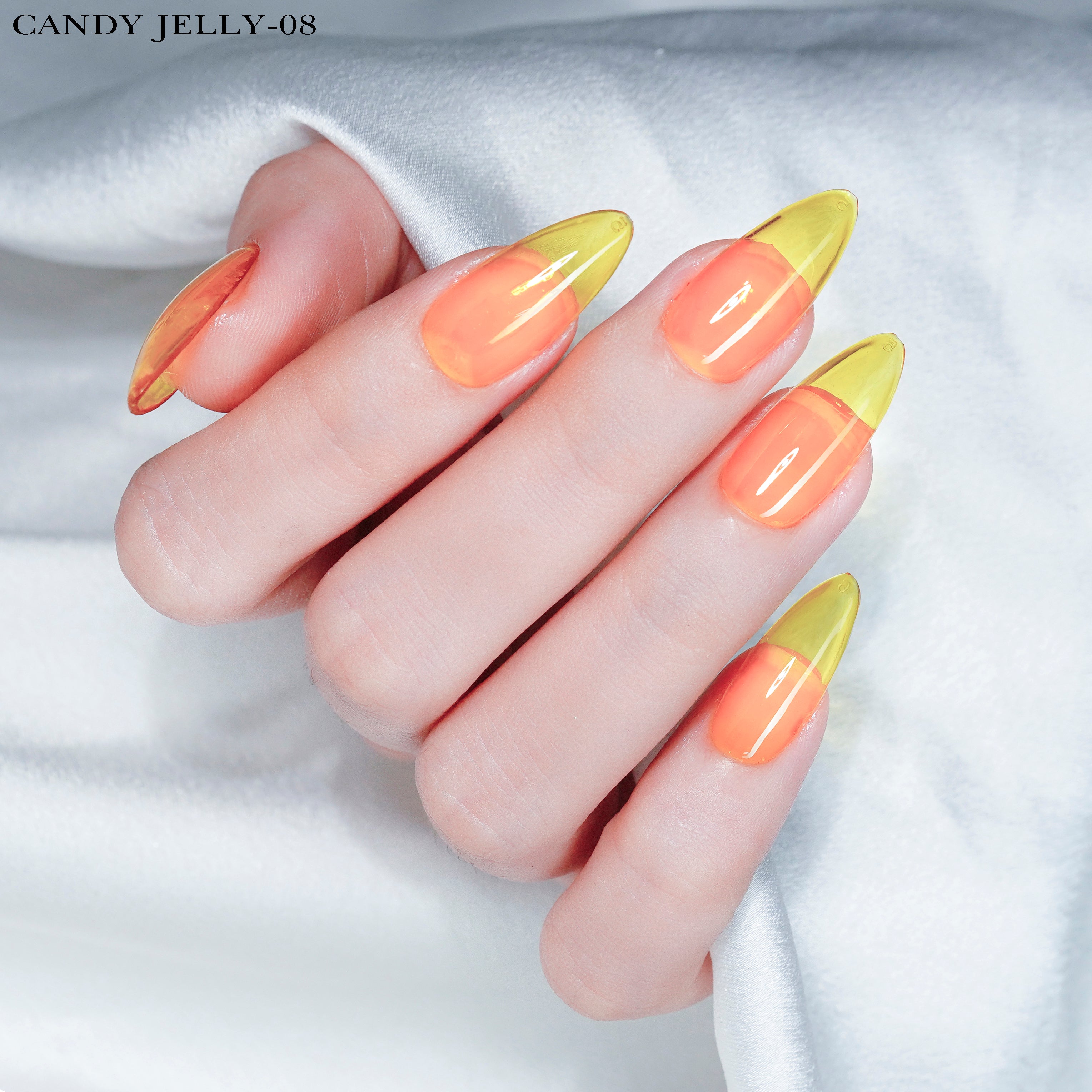 Jelly Gel Polish Colors - Lavis J02-08 - Candy Collection