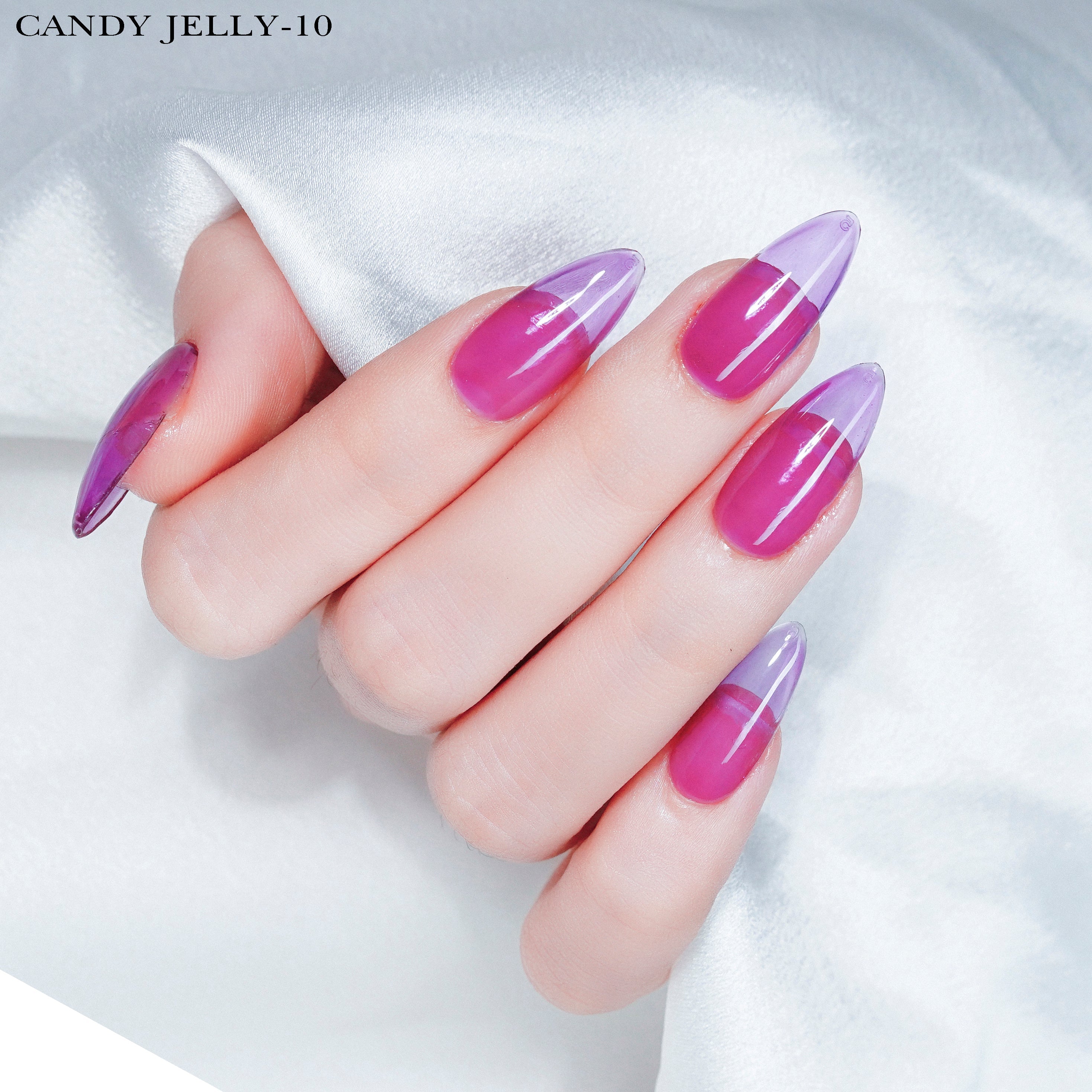 Jelly Gel Polish Colors - Lavis J02-10 - Candy Collection