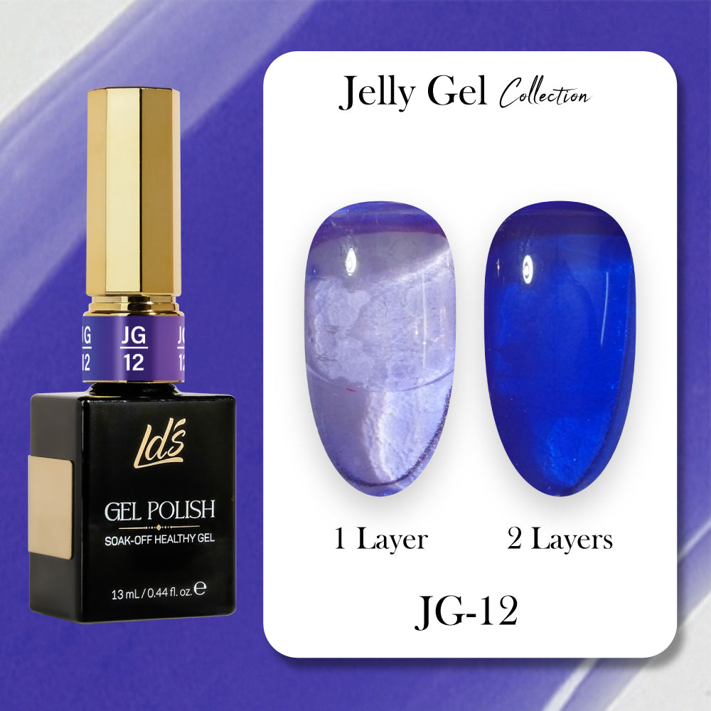 LDS Gel Polish JG-12 - Jelly Gel Collection