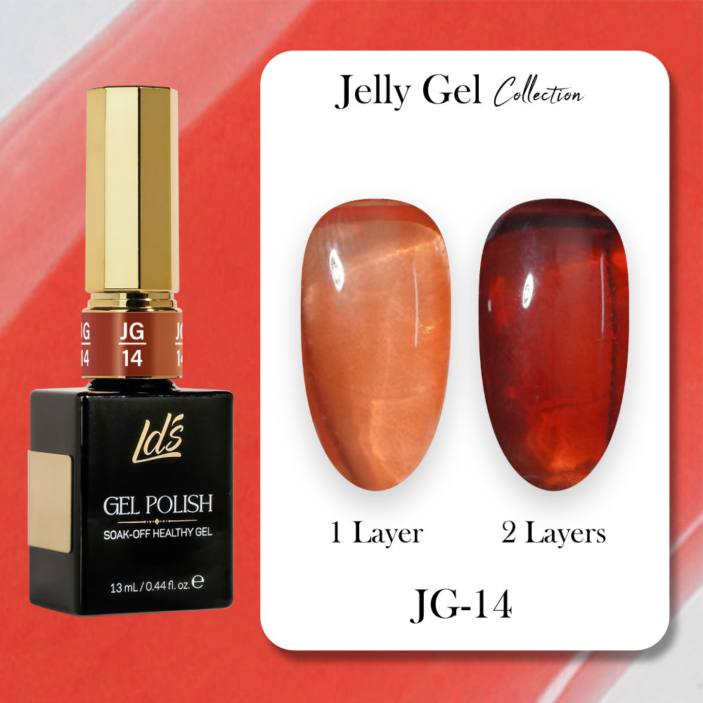 LDS Gel Polish JG-14 - Jelly Gel Collection