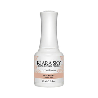 Kiara Sky Gel Polish 403 - Neutral, Beige Colors - Bare With Me