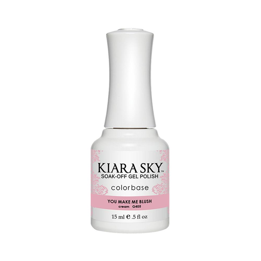 Kiara Sky Gel Polish 405 - Pink Colors - You Make Me Blush