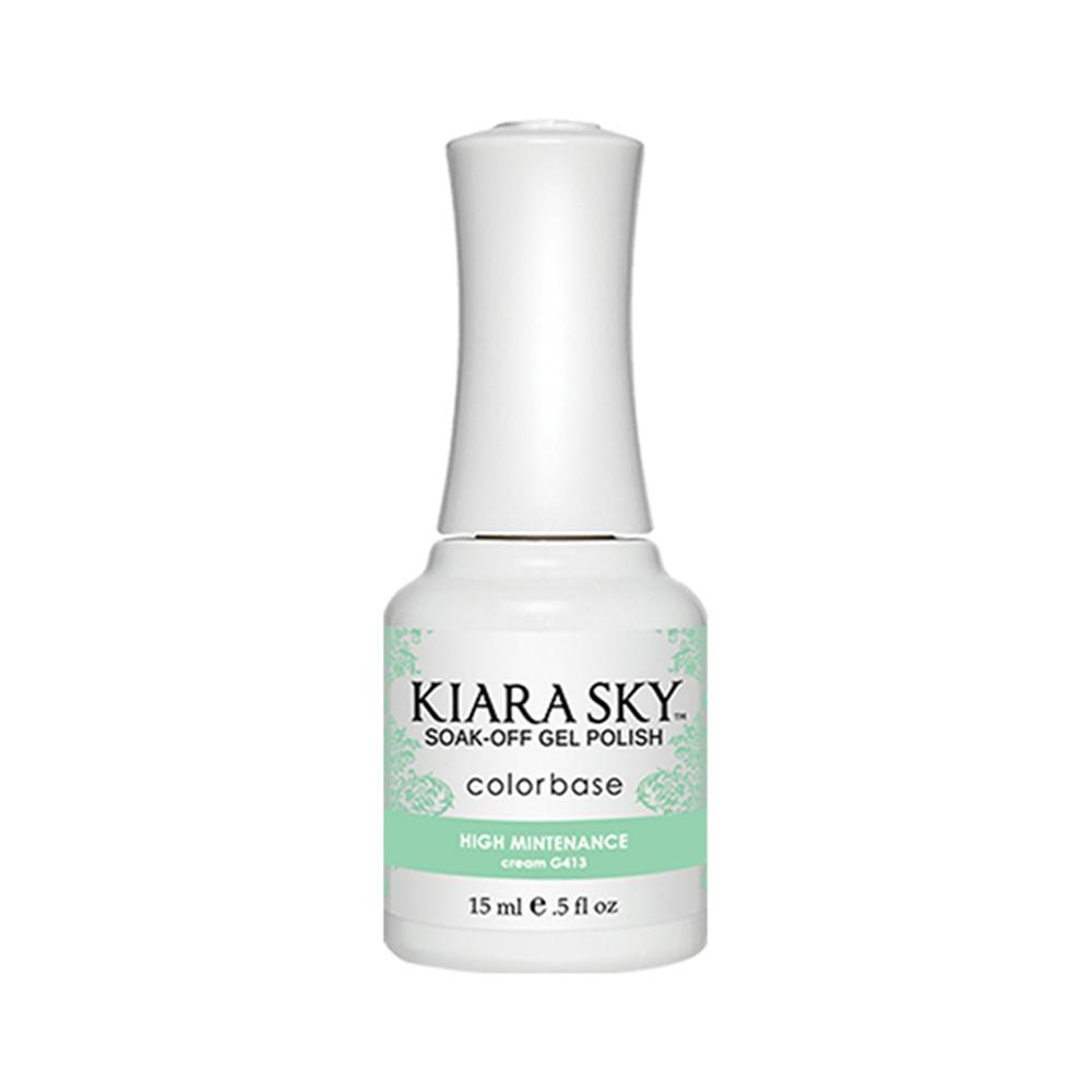 Kiara Sky Gel Polish 413 - Mint Colors - High Mintenance