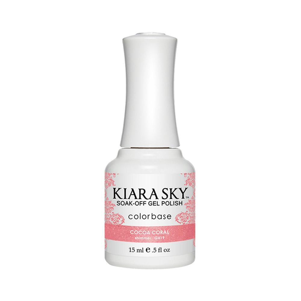 Kiara Sky Gel Polish 419 - Orange Colors - Cocoa Coral