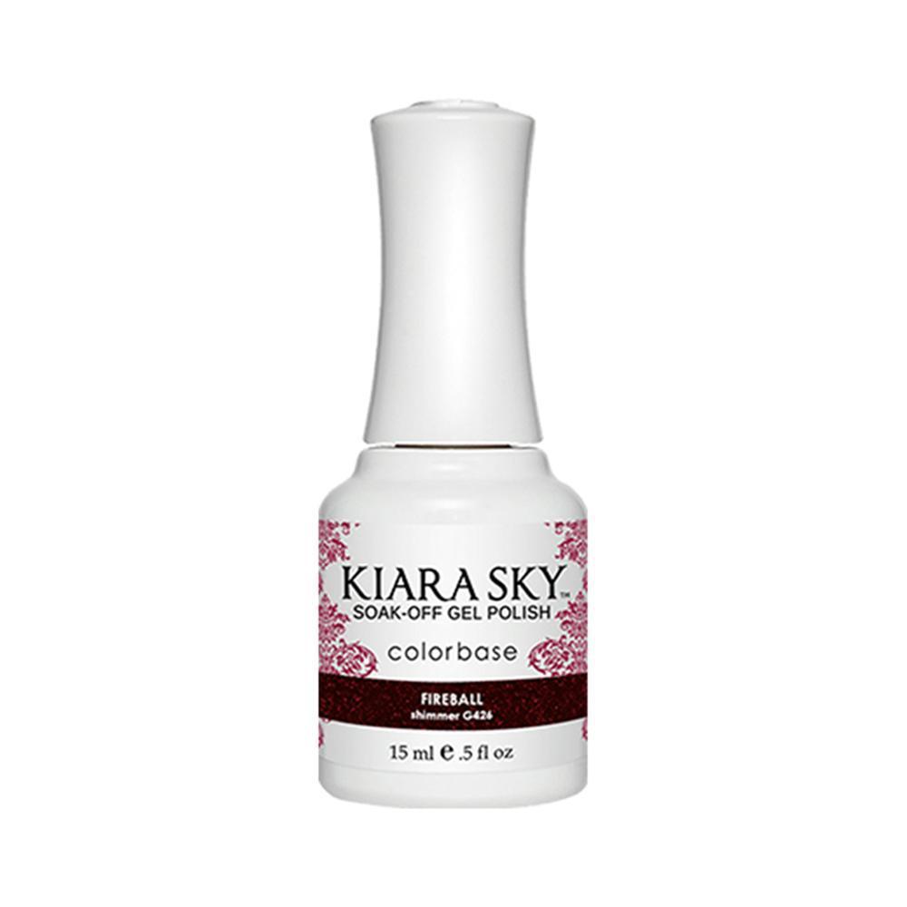 Kiara Sky Gel Polish 426 - Red Colors - Fireball