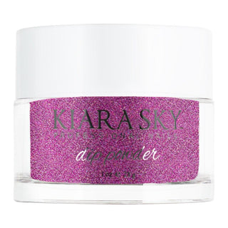 Kiara Sky Dipping Powder Nail - 430 Purple Spark - Glitter, Purple Colors