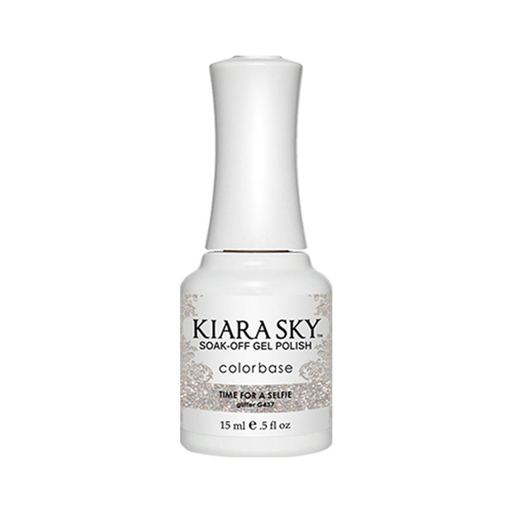 Kiara Sky Gel Polish 437 - Glitter, Multi Colors - Time For A Selfie