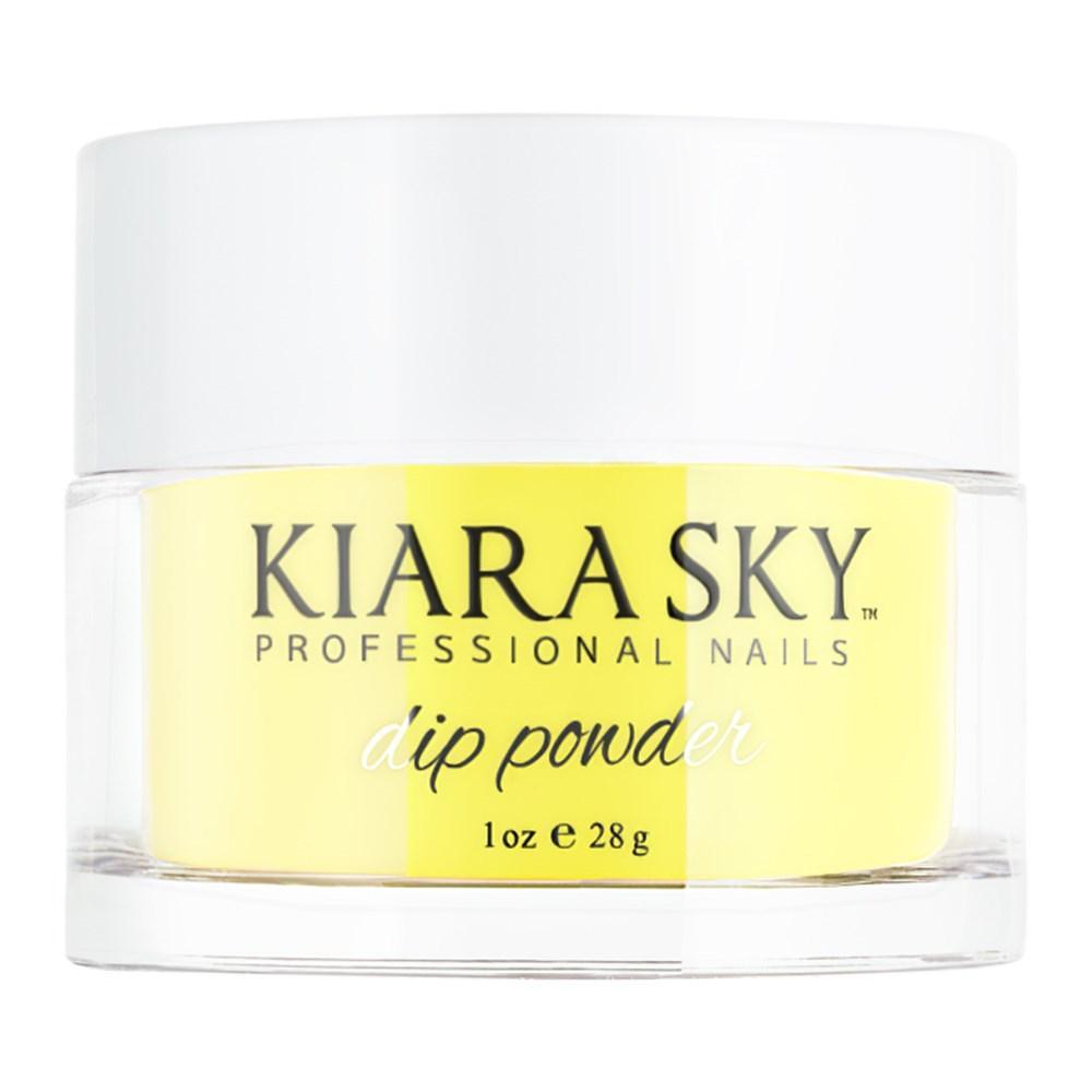 Kiara Sky Dipping Powder Nail - 443 New Yolk City - Yellow, Neon Colors