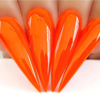 Kiara Sky Gel Polish 444 - Orange, Neon Colors - Caution