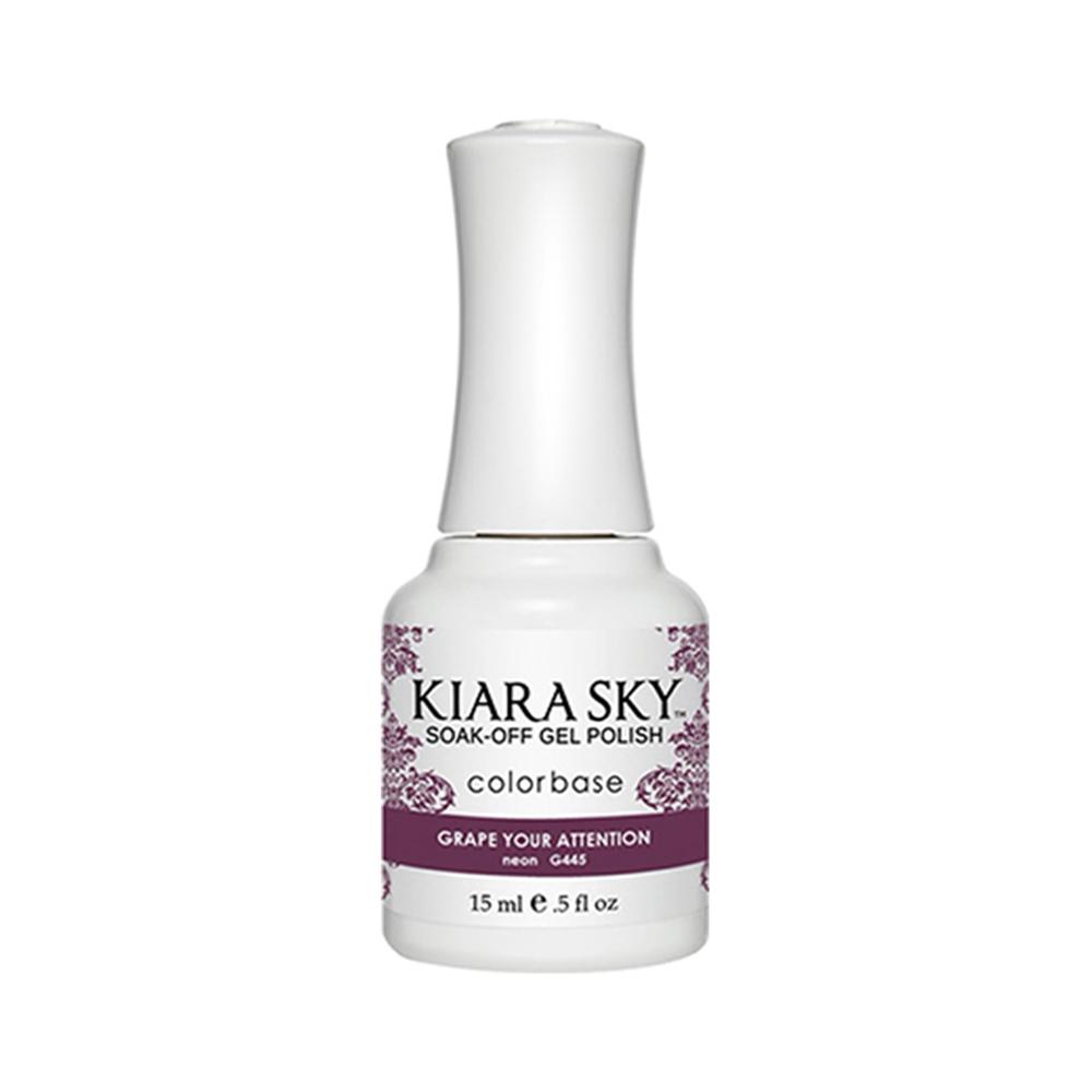 Kiara Sky Gel Polish 445 - Purple Colors - Grape Your Attention