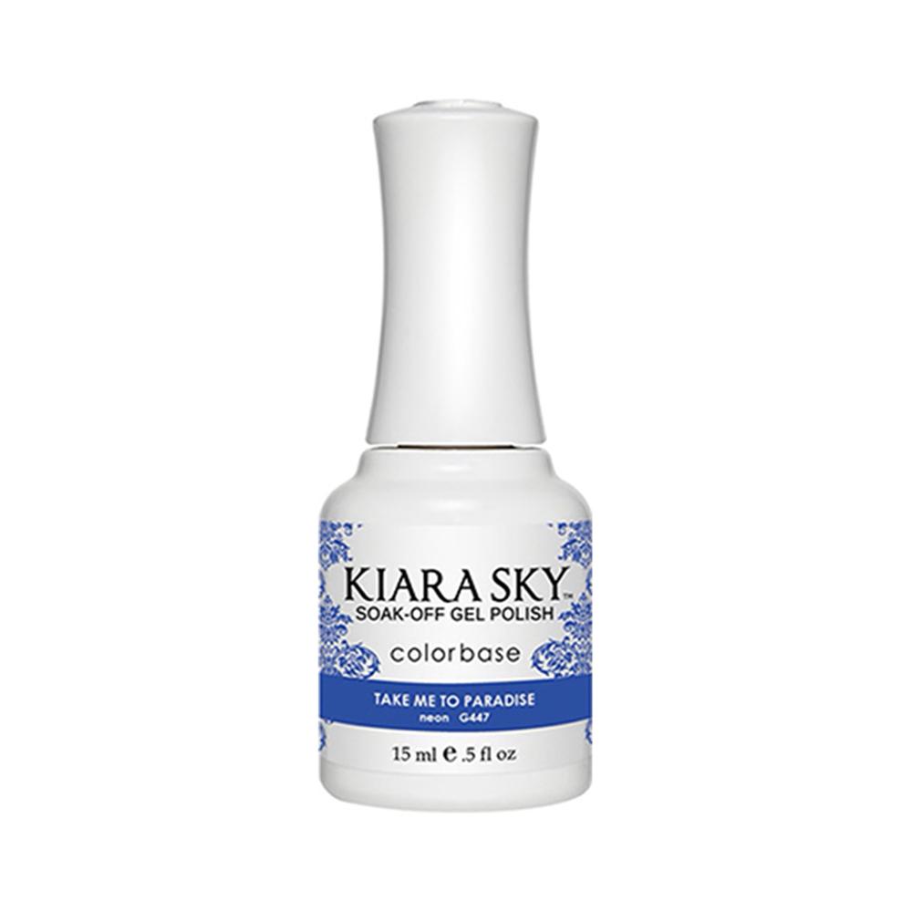 Kiara Sky Gel Polish 447 - Blue Colors - Take Me To Paradise