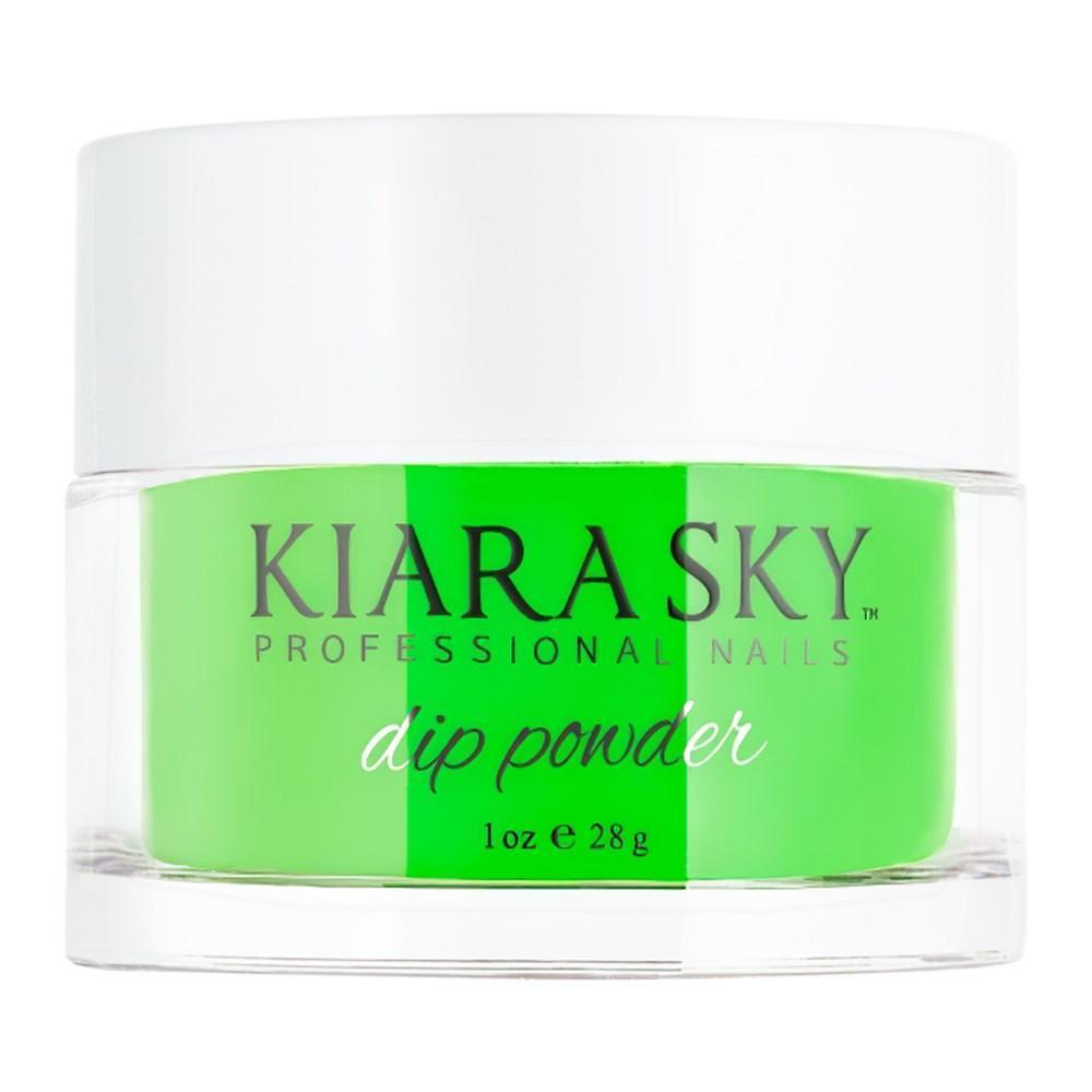 Kiara Sky Dipping Powder Nail - 448 Green With Envy - Green, Neon Colors