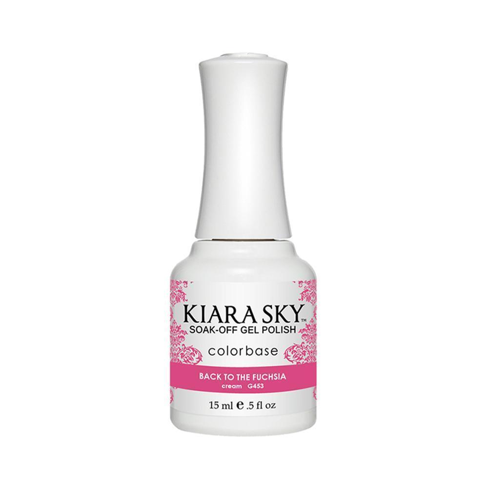 Kiara Sky Gel Polish 453 - Pink Colors - Back To Fuchsia