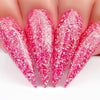 Kiara Sky Gel Polish 454 - Glitter, Red Colors - Milan