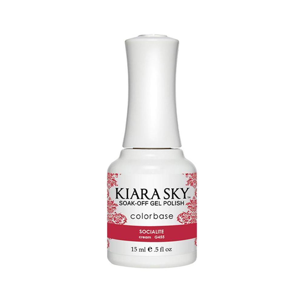 Kiara Sky Gel Polish 455 - Red Colors - Socialite