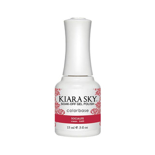 Kiara Sky Gel Polish 455 - Red Colors - Socialite