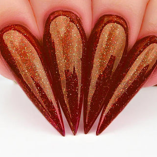 Kiara Sky Gel Polish 457 - Red Colors - Frosted Pomegranate