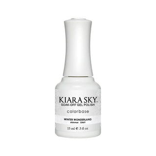 Kiara Sky Gel Polish 469 - Glitter, White Colors - Winter Wonderland