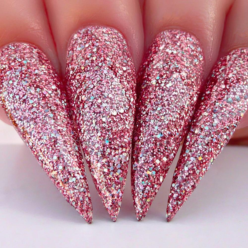 Kiara Sky Gel Polish 476 - Red, Glitter Colors - Tahitian Princess