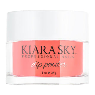 Kiara Sky Dipping Powder Nail - 490 Romantic Coral - Coral Colors