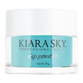 Kiara Sky Dipping Powder Nail - 493 The Real Teal - Green Color