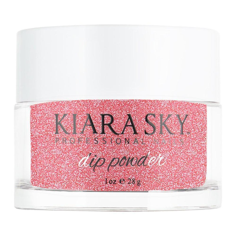 Kiara Sky Dipping Powder Nail - 498 Confetti - Pink, Glitter Colors