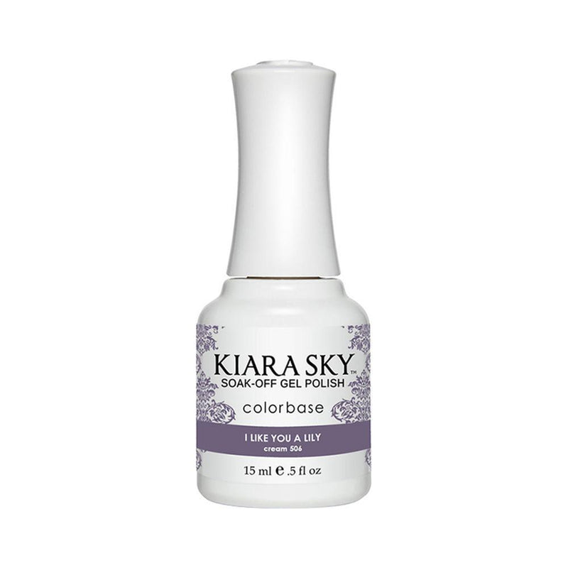 Kiara Sky Gel Polish 506 - Purple Colors - I Like You a Lily