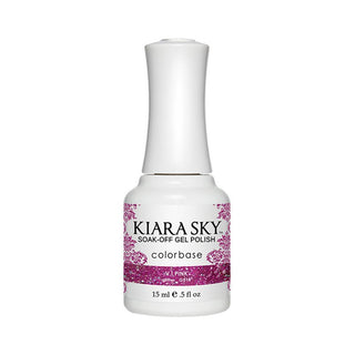Kiara Sky Gel Polish 518 - Purple, Glitter Colors - V.I.Pink-kiara