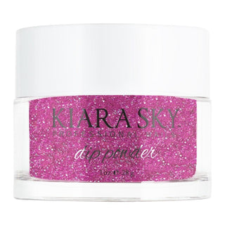 Kiara Sky Dipping Powder Nail - 518 V.I.Pink - Purple, Glitter Colors