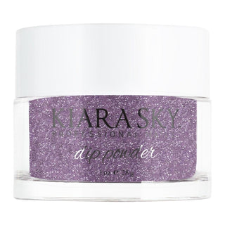 Kiara Sky Dipping Powder Nail - 520 Out On The Town - Purple, Glitter Colors