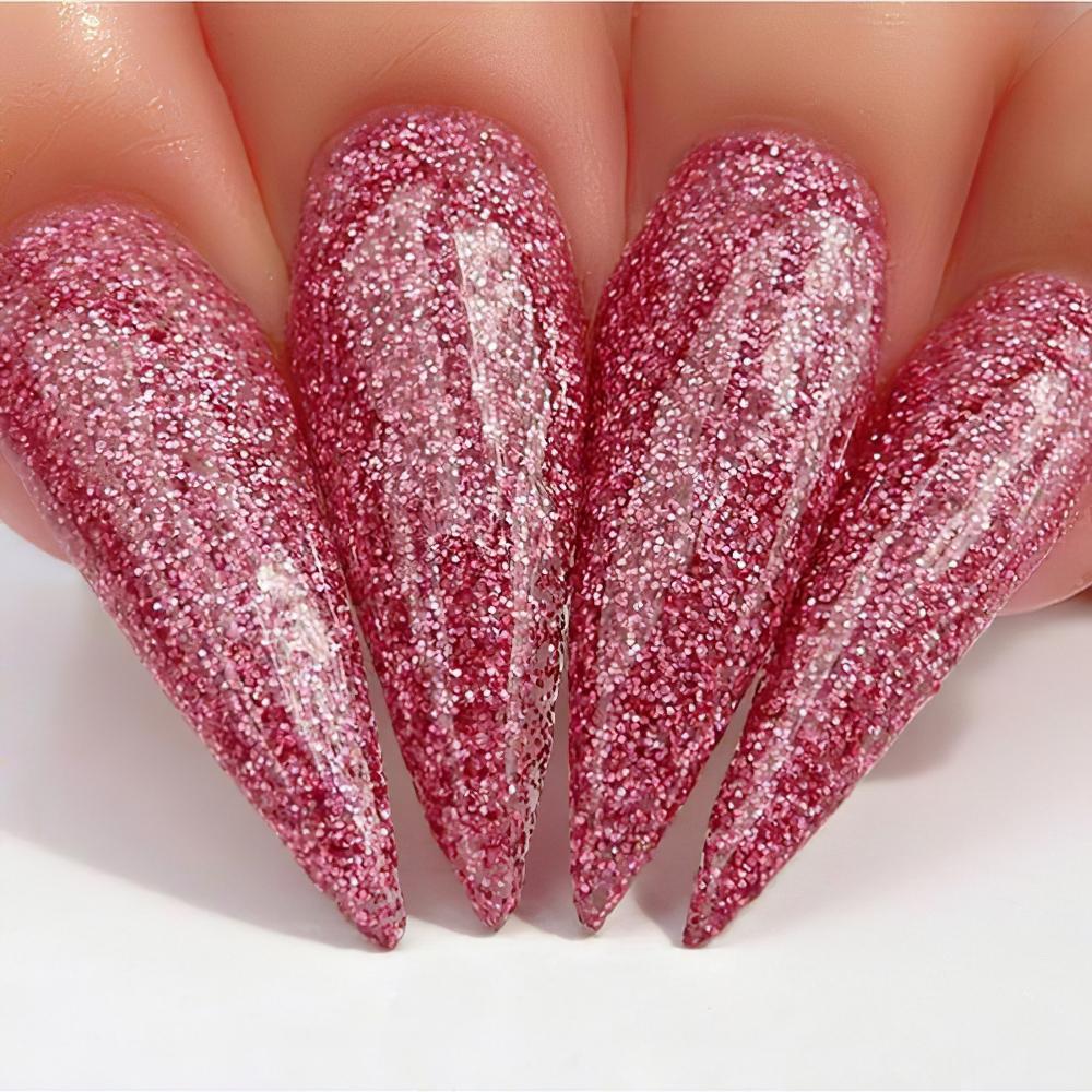 Kiara Sky Gel Polish 522 - Pink, Glitter Colors - Strawberry Daiquiri
