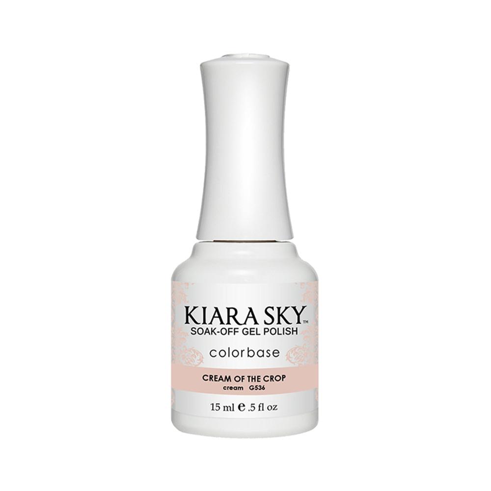 Kiara Sky Gel Polish 536 - Beige, Neutral Colors - Cream Of The Crop