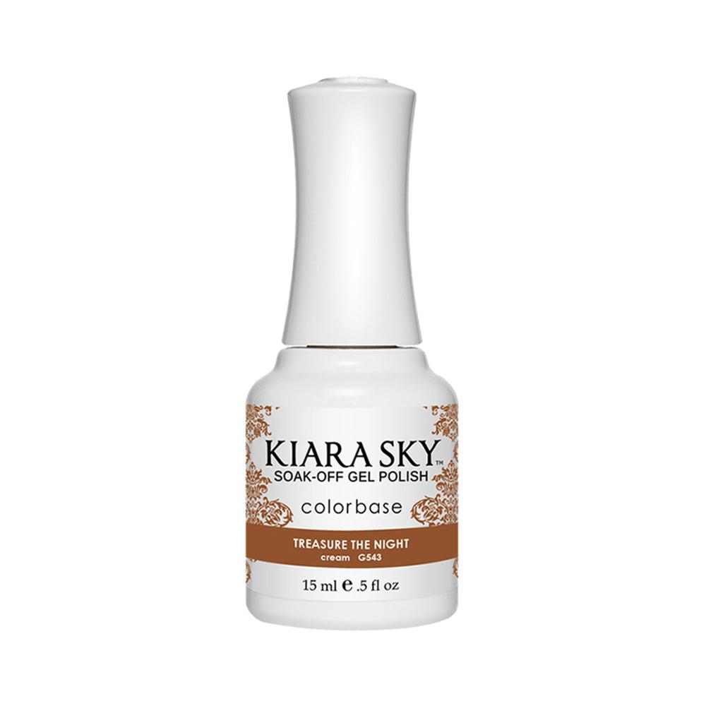 Kiara Sky Gel Polish 543 - Brown Colors - Treasure The Night