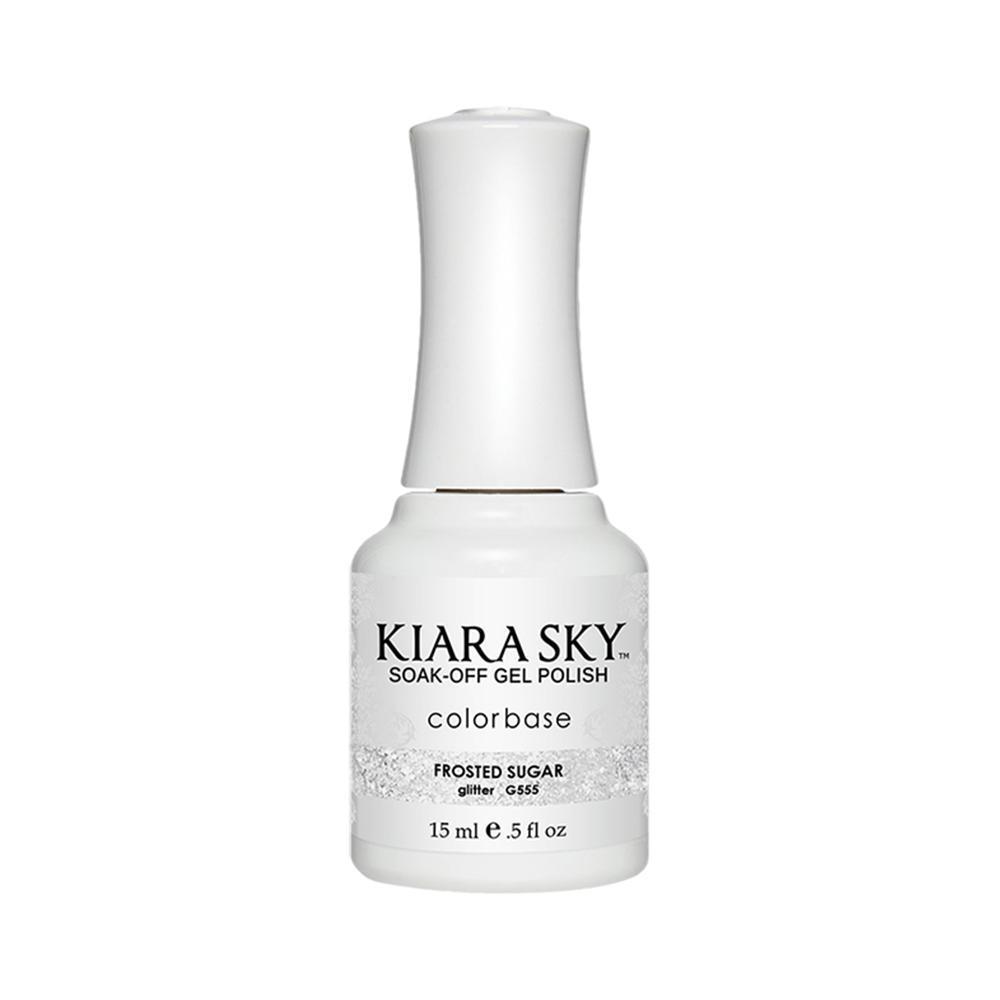 Kiara Sky Gel Polish 555 - White Colors - Frosted Sugar