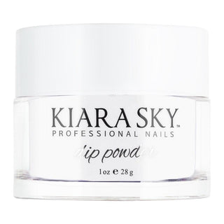 Kiara Sky Dipping Powder Nail - 555 Frosted Sugar - White Colors