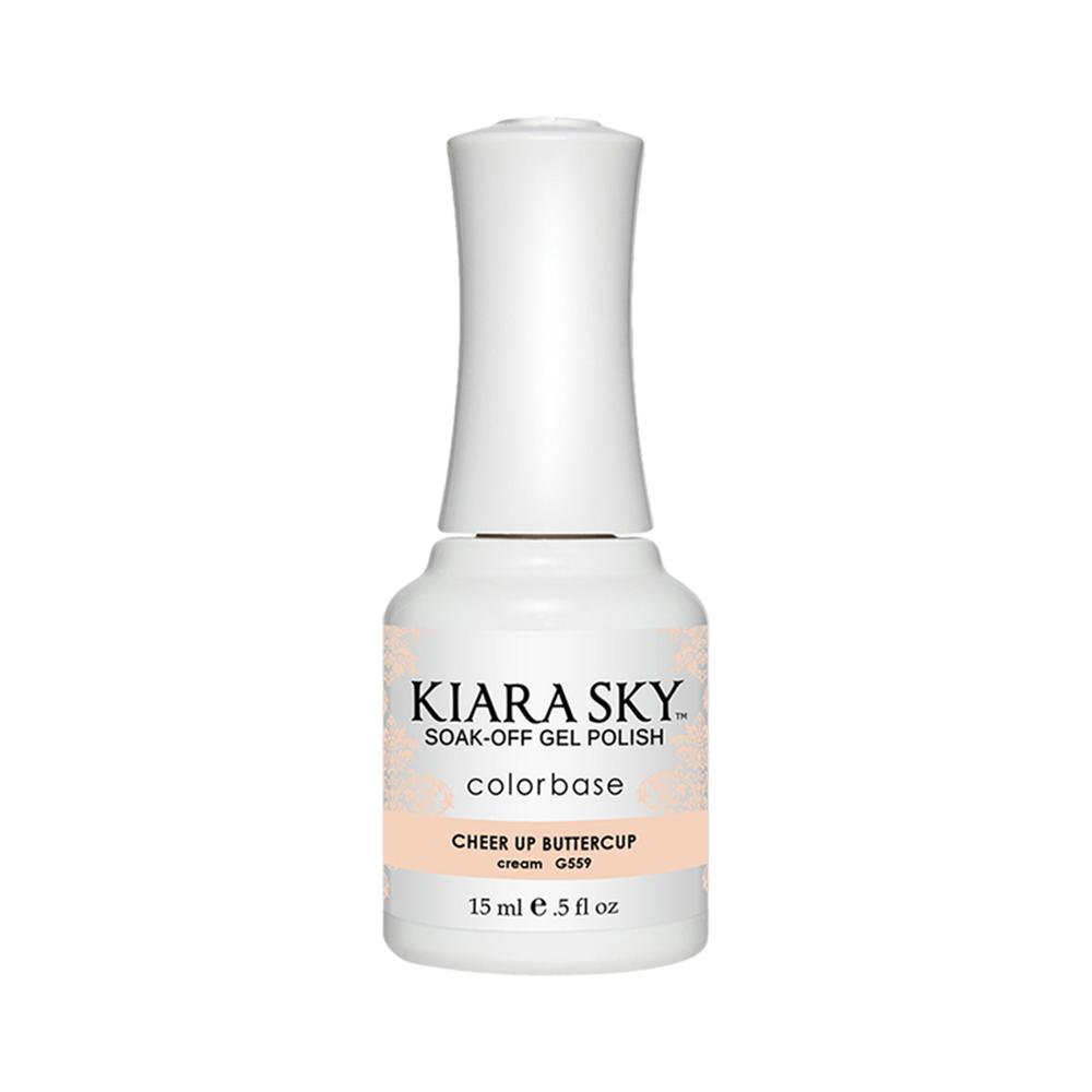 Kiara Sky Gel Polish 559 - Beige, Neutral Colors - Cheer Up Buttercup