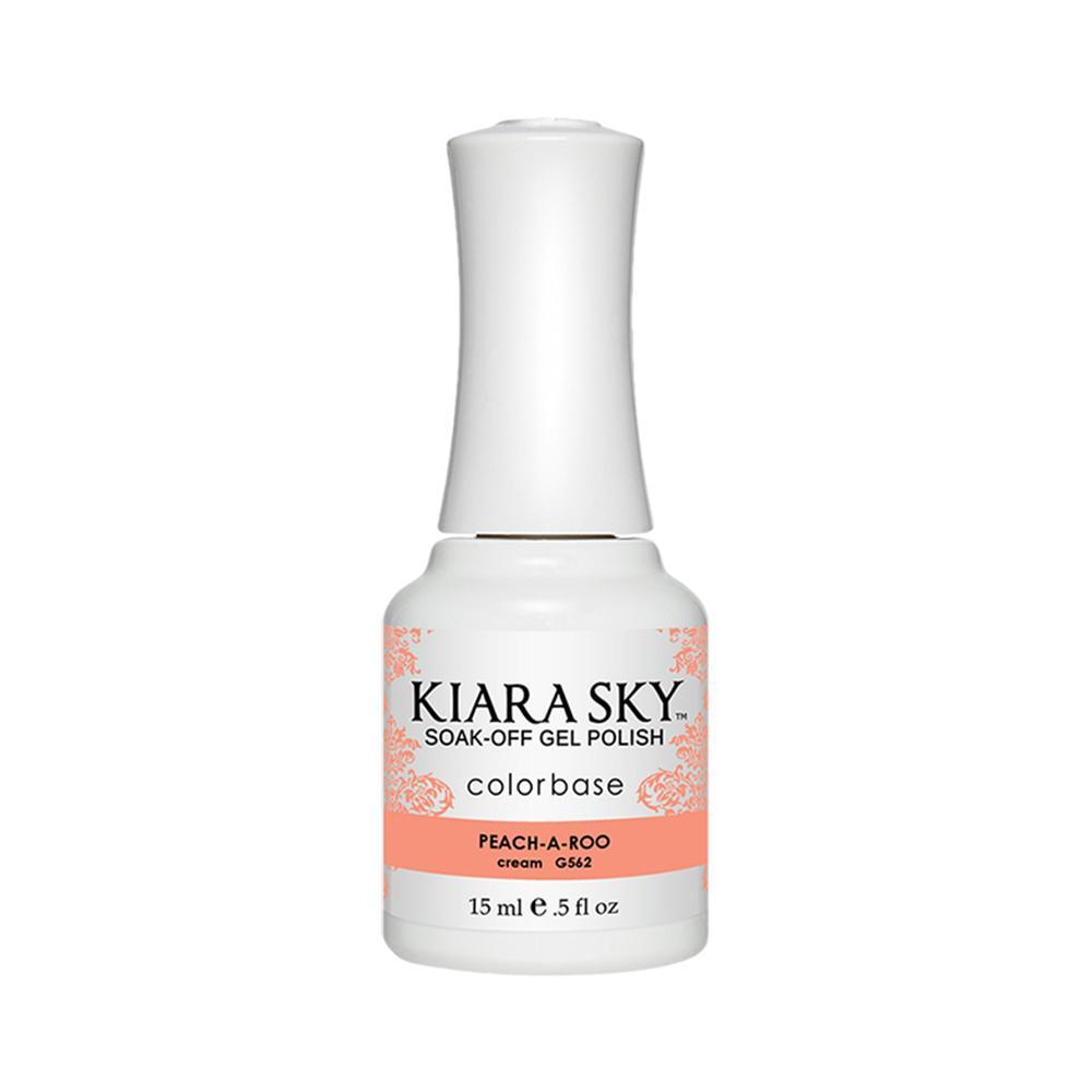 Kiara Sky Gel Polish 562 - Pink, Neon Colors - Peach A Roo