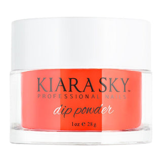 Kiara Sky Dipping Powder Nail - 562 Peach-A-Roo - Pink, Neon Colors