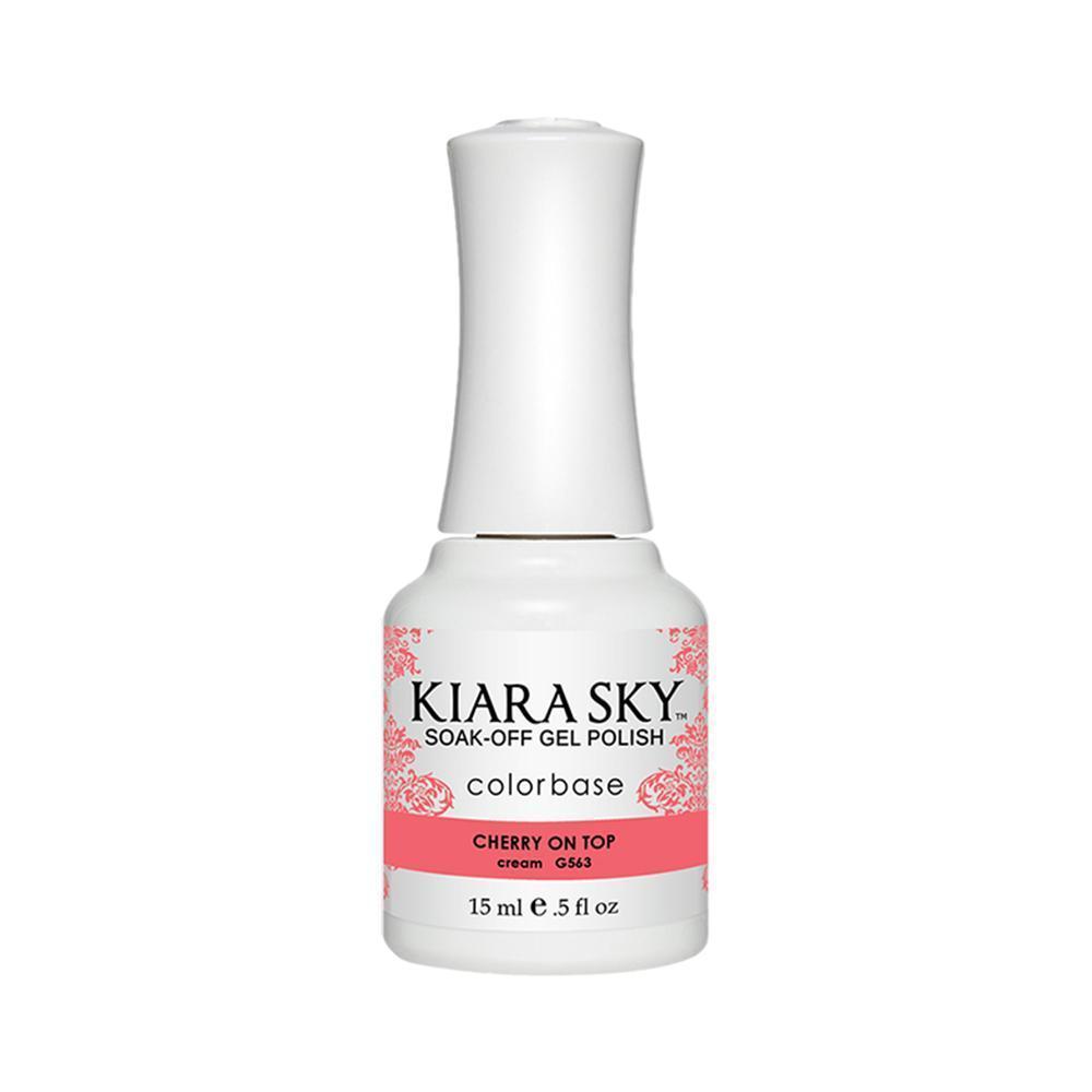 Kiara Sky Gel Polish 563 - Pink, Neon Colors - Cherry On Top