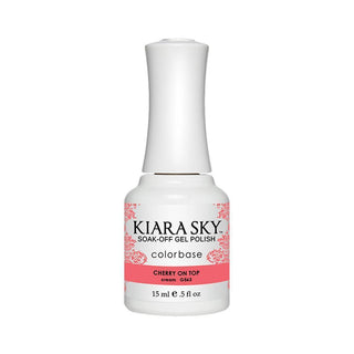 Kiara Sky Gel Polish 563 - Pink, Neon Colors - Cherry On Top
