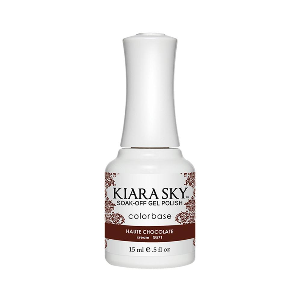 Kiara Sky Gel Polish 571 - Red Colors - Haute Chocolate