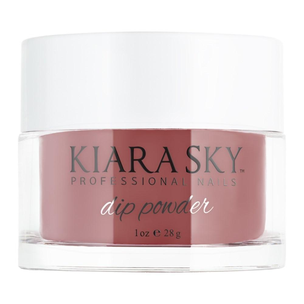 Kiara Sky Dipping Powder Nail - 571 Haute Chocolate - Red Colors