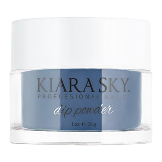 Kiara Sky Dipping Powder Nail - 572 Midnight In Paris - Blue Colors