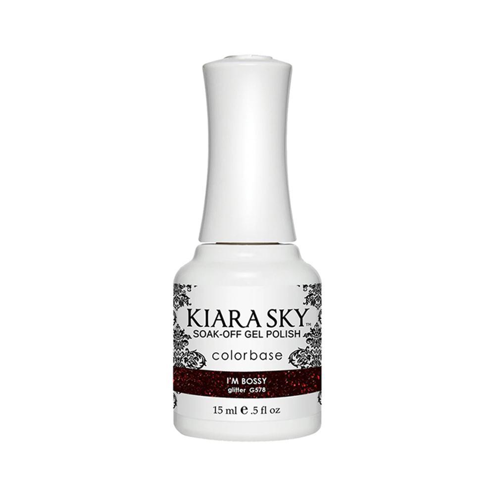 Kiara Sky Gel Polish 578 - Red Colors - I'm bossy