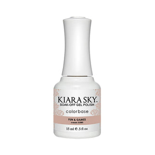 Kiara Sky Gel Polish 583 - Beige, Neutral Colors - Fun & Games