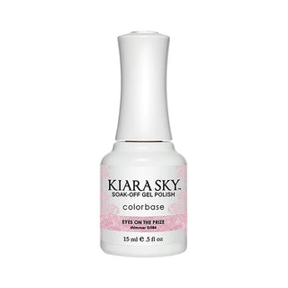 Kiara Sky Gel Polish 584 - Pink, Glitter Colors - Eyes On The Prize