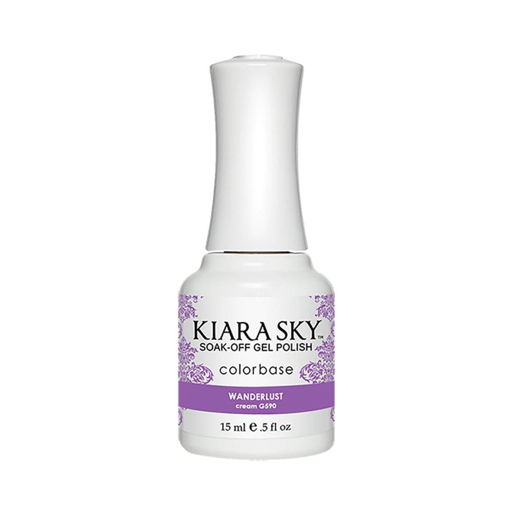 Kiara Sky Gel Polish 590 - Purple Colors - Wanderlust