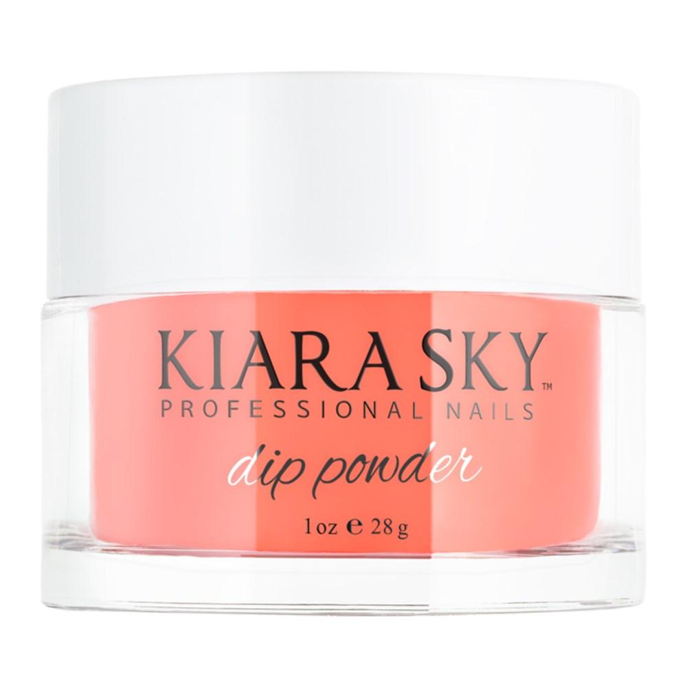 Kiara Sky Dipping Powder Nail - 593 Fancynator - Orange Colors